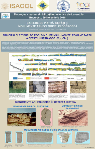 PRINCIPALELE TIPURI DE ROCI DIN CUPRINSUL INCINTEI ROMANE TÂRZII A CETĂȚII HISTRIA (SEC. IV p. Chr.)