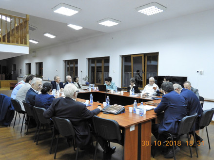 Ședința Consiliului Științific al Institutului de Studii Avansate pentru Cultura și Civilizația Levantului (30 octombrie 2018)