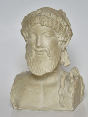 Bifrontal statue of Janus, made from plaster