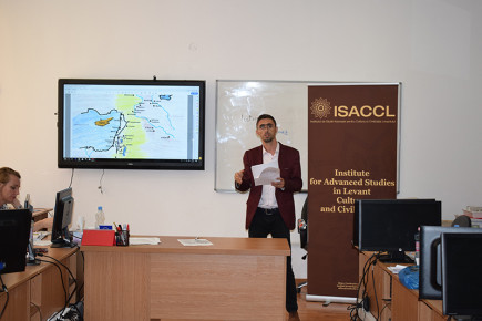 Cătălin-Ștefan Popa, cercetător în cadrul ISACCL, a susținut prezentarea cu titlul Creștinii și crearea granițelor dintre Bizanț și Persia în Antichitatea târzie