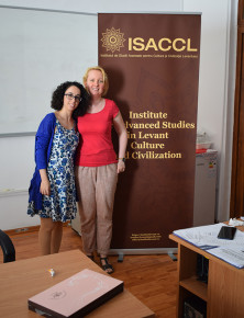 Simona Deleanu (ISACCL) și Paraskevi Sykopetritou (Universitatea din Viena)