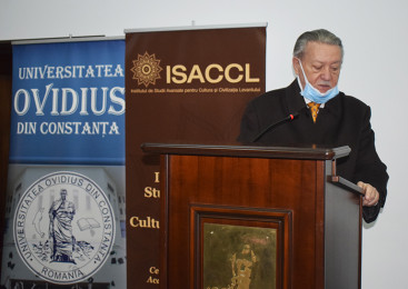 Ceremonia de decernare a titlului de Doctor Honoris Causa profesorului emerit Dan Grigorescu, directorul științific al Institutului de Studii Avansate pentru Cultura și Civilizația Levantului