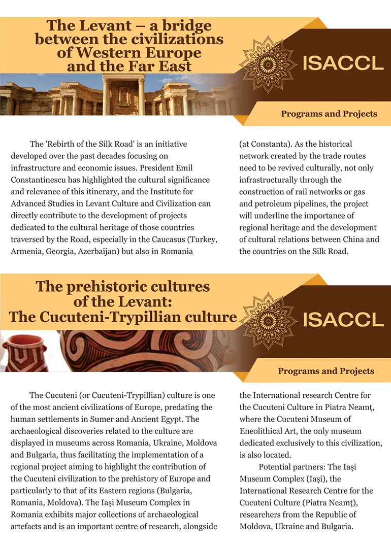 The Institute for Advanced Studies in Levant Culture and Civilization Centre of Excellence of the World Academy of Art & Science newsletter August 2018