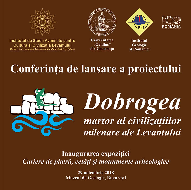 Conferința de lansare a proiectului „Dobrogea – martor al civilizațiilor milenare ale Levantului”