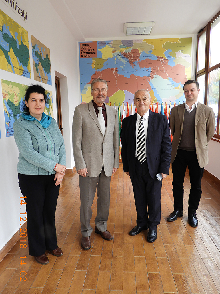 Academician Kopi Kyçyku, invited to take part in the projects of the Institute for Advanced Studies in Levant Culture and Civilization