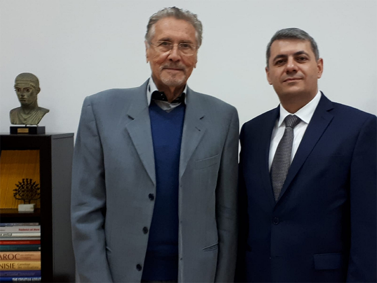 Ambasadorul Armeniei, în vizită la Institutul de Studii Avansate pentru Cultura și Civilizația Levantului