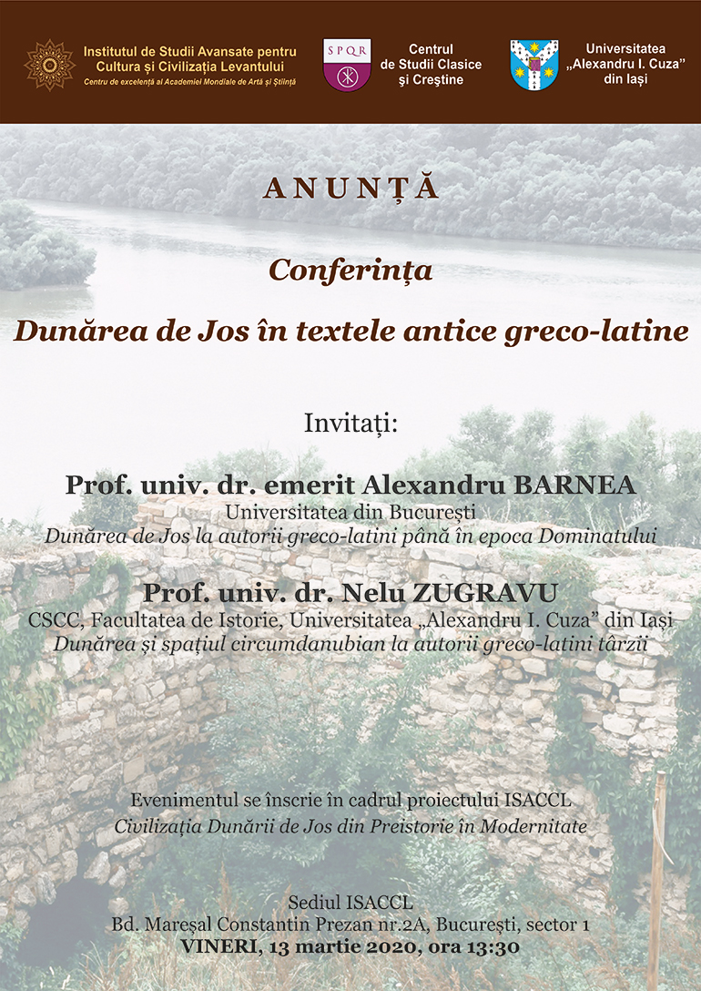 Conferința „Dunărea de Jos în textele greco-latine”