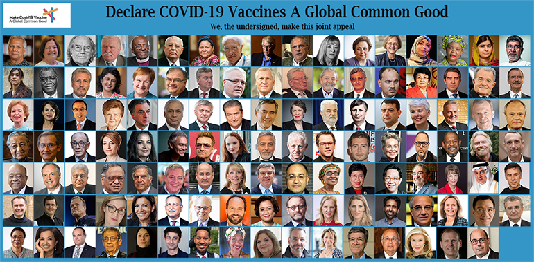 Apel pentru clasificarea imediată a vaccinurilor împotriva virusului COVID-19 drept bunuri comune ale întregii umanități